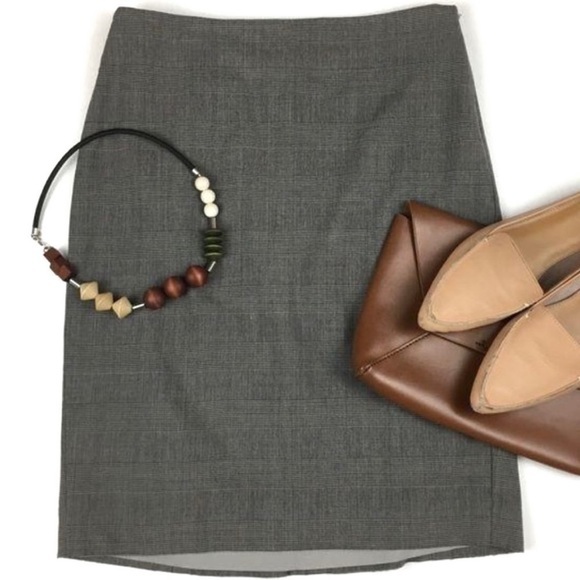 Ann Taylor Dresses & Skirts - Ann Taylor Subtle Plaid High Waisted Pencil Skirt